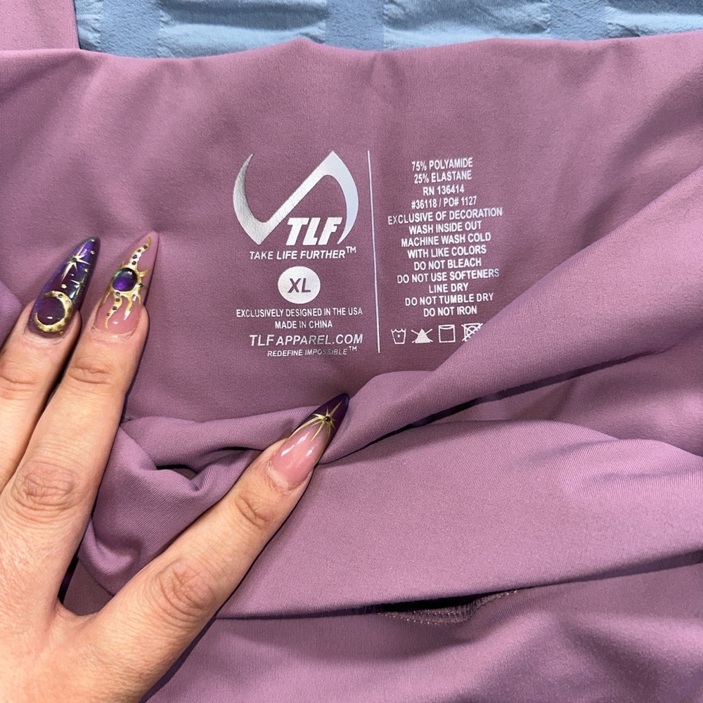 TLF Women's Purple Leggings